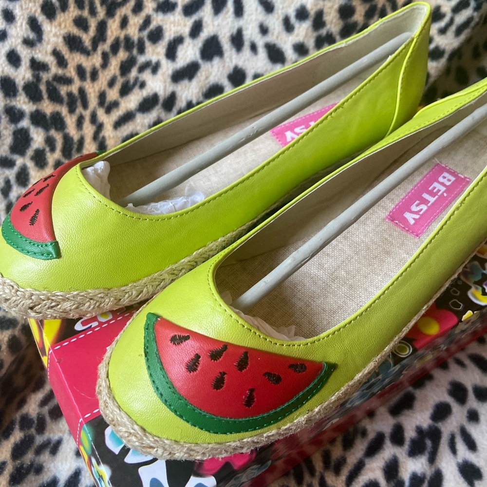 Betsy watermelon espadrilles 7